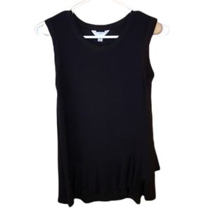 Time and Tru Black Blouse Sleeveless